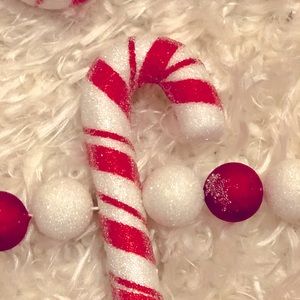 🍬NWT three sets of 6ft Red & White Candy Cane Holiday Garland🍬